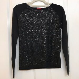 Elle Lightweight Knit Sequin Sweater